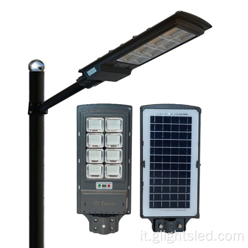 90w 120w tutto in un lampione solare a led integrato